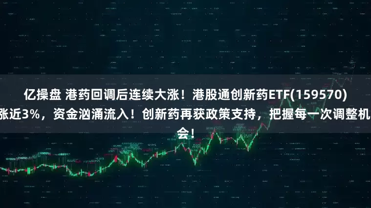 亿操盘 港药回调后连续大涨！港股通创新药ETF(159570)再涨近3%，资金汹涌流入！创新药再获政策支持，把握每一次调整机会！