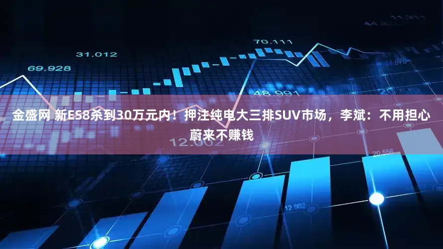 金盛网 新ES8杀到30万元内！押注纯电大三排SUV市场，李斌：不用担心蔚来不赚钱